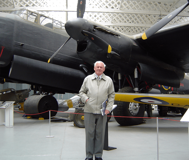 Chris with Lancaster
